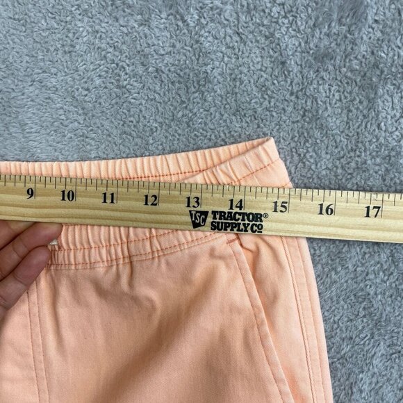 NEW Lands' End Men's S Peach Solid Deck Pants Chino Pull on - Picture 3 of 8